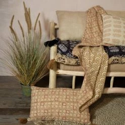 Pirouette Paris Plaids Courtepointe En Coton Camel 110x160