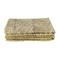 Pirouette Paris Plaids Courtepointe En Coton Jaune 110x160 -Plaids Soldes courtepointe en coton jaune 110x160 3