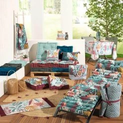 Douceur D'Intérieur Matelas Et Coussins De Sol Coussin De Sol 45x45x10 Cm Coton Imprime/uni -Plaids Soldes coussin de sol 45x45x10 cm coton imprime uni 3