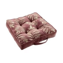 Douceur D'Intérieur Matelas Et Coussins De Sol Coussin De Sol Aspect Velours Métallisé Anthracite 40x40cm -Plaids Soldes coussin de sol aspect velours metallise rose 40x40cm 1