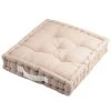 Stof Matelas Et Coussins De Sol Coussin De Sol Bicolore Coton Lin 45 X 45