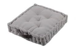 Stof Matelas Et Coussins De Sol Coussin De Sol Bicolore Coton Rouge 45 X 45 -Plaids Soldes coussin de sol bicolore coton souris gris 45 x 45 5