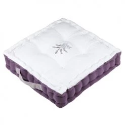Lovely Casa Matelas Et Coussins De Sol Coussin De Sol Blanc Coton 45x45cm