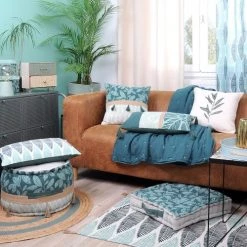 Lovely Casa Matelas Et Coussins De Sol Coussin De Sol Céladon Coton 45x45cm -Plaids Soldes coussin de sol celadon coton 45x45cm 2