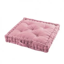 Douceur D'Intérieur Matelas Et Coussins De Sol Coussin De Sol Coton Dragée 60x60cm