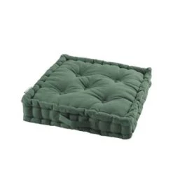 Douceur D'Intérieur Matelas Et Coussins De Sol Coussin De Sol Coton Ardoise 45x45cm -Plaids Soldes coussin de sol coton kaki 45x45cm 8