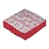 Lovely Casa Matelas Et Coussins De Sol Coussin De Sol Coton Rouge 45x45cm