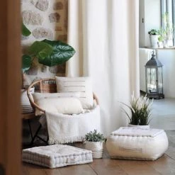 Stof Matelas Et Coussins De Sol Coussin De Sol En Coton 45x45 -Plaids Soldes coussin de sol en coton 45x45 6