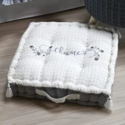 Stof Matelas Et Coussins De Sol Coussin De Sol En Coton 45x45cm -Plaids Soldes coussin de sol en coton 45x45cm 1