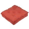 Stof Matelas Et Coussins De Sol Coussin De Sol En Coton Terracotta 45x45 -Plaids Soldes coussin de sol en coton terracotta 45x45 1