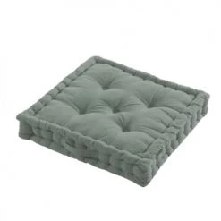 Today Matelas Et Coussins De Sol Coussin De Sol En Gaze De Coton Vert 40x40 Cm