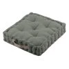 Stof Matelas Et Coussins De Sol Coussin De Sol épais En Coton Kaki 45x45