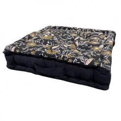 Today Matelas Et Coussins De Sol Coussin De Sol Imprimé En Coton Gris Anthracite 40x40 Cm