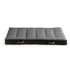 Oviala Matelas Et Coussins De Sol Coussin De Sol Matelassé En Polyester Gris 120x80 -Plaids Soldes coussin de sol matelasse en polyester gris 120x80 5