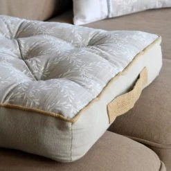 Lovely Casa Matelas Et Coussins De Sol Coussin De Sol Naturel Coton 45x45cm -Plaids Soldes coussin de sol naturel coton 45x45cm 1