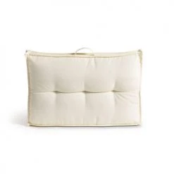 Oviala Matelas Et Coussins De Sol Coussin Dossier Matelassé Polyester écru 60x40