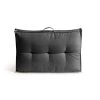Oviala Matelas Et Coussins De Sol Coussin Dossier Matelassé Polyester Gris 60x40