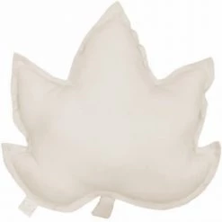 Cotton & Sweets Matelas Et Coussins De Sol Coussin Feuille D'érable écru Pure Nature (43 Cm)