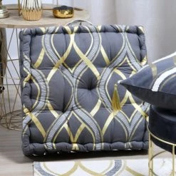 Stof Matelas Et Coussins De Sol Épais Coussin De Sol Gris 45x45cm -Plaids Soldes epais coussin de sol gris 45x45cm 1