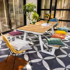 Dutch Decor Matelas Et Coussins De Sol Galette De Chaise Gris En Coton 40x40 Cm Uni -Plaids Soldes galette de chaise gris en coton 40x40 cm uni 9