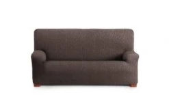 Eysa Housses De Canapé Housse De Canapé 2 Places Extensible Gris Foncé 140 - 200 Cm -Plaids Soldes housse de canape 2 places extensible marron 140 200 cm 6
