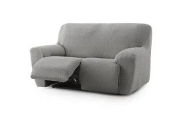 Eysa Housses De Canapé Housse De Canapé 2 Places Relax Extensible Gris Clair 150 - 200