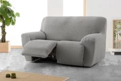Eysa Housses De Canapé Housse De Canapé 2 Places Relax Extensible Gris Clair 150 - 200 -Plaids Soldes housse de canape 2 places relax extensible gris clair 150 200 3