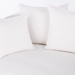 Maisons Du Monde Housses De Canapé Housse De Canapé 3/4 Places En Lin Supérieur Blanc -Plaids Soldes housse de canape 3 4 places en lin superieur blanc 1000 0 10 221697 4