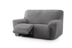 Eysa Housses De Canapé Housse De Canapé 3 Places Relax Extensible Bordeaux 200 - 260 Cm -Plaids Soldes housse de canape 3 places relax extensible gris fonce 200 260 cm