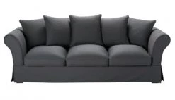 Maisons Du Monde Housses De Canapé Housse De Canapé 4/5 Places Gris Ardoise