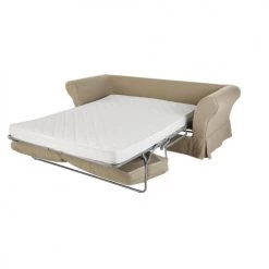 Maisons Du Monde Housses De Canapé Housse De Canapé Convertible 3/4 Places (12 Cm) En Lin Froissé Beige Ficelle -Plaids Soldes housse de canape convertible 3 4 places 12 cm en lin froisse beige ficelle 1000 3 19 204445 2