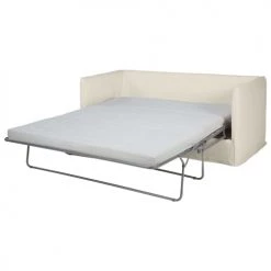 Maisons Du Monde Housses De Canapé Housse De Canapé Convertible 3/4 Places En Lin Froissé Blanc -Plaids Soldes housse de canape convertible 3 4 places en lin froisse blanc 1000 15 35 204338 3