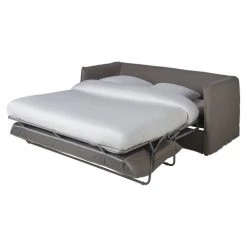 Maisons Du Monde Housses De Canapé Housse De Canapé Convertible 3/4 Places En Lin Supérieur Gris -Plaids Soldes housse de canape convertible 3 4 places en lin superieur gris 1000 12 25 204369 3