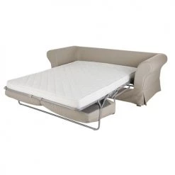 Maisons Du Monde Housses De Canapé Housse De Canapé Convertible 3/4 Places (matelas 12 Cm) Mastic -Plaids Soldes housse de canape convertible 3 4 places matelas 12 cm mastic 1000 12 31 212206 3