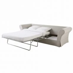 Maisons Du Monde Housses De Canapé Housse De Canapé D'angle Convertible 6 Places (matelas 12 Cm) Gris Clair -Plaids Soldes housse de canape d angle convertible 6 places matelas 12 cm gris clair 1000 14 9 212225 2