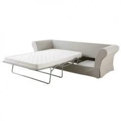 Maisons Du Monde Housses De Canapé Housse De Canapé D'angle Convertible 6 Places (matelas 12 Cm) Gris Clair -Plaids Soldes housse de canape d angle convertible 6 places matelas 12 cm gris clair 1000 14 9 212225 3