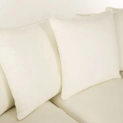 Maisons Du Monde Housses De Canapé Housse De Canapé D'angle Convertible 6 Places (matelas 12 Cm) Ivoire -Plaids Soldes housse de canape d angle convertible 6 places matelas 12 cm ivoire 1000 10 5 212221 4