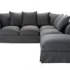 Maisons Du Monde Housses De Canapé Housse De Canapé D'angle Fixe Et Convertible 6 Places (matelas 6 Cm) Gris Ardoise -Plaids Soldes housse de canape d angle fixe et convertible 6 places matelas 6 cm gris ardoise 1000 7 2 212218 1