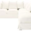 Maisons Du Monde Housses De Canapé Housse De Canapé D'angle Fixe Et Convertible 6 Places (matelas 6 Cm) Ivoire -Plaids Soldes housse de canape d angle fixe et convertible 6 places matelas 6 cm ivoire 1000 4 40 212215 1
