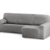 Eysa Housses De Canapé Housse De Canapé En L Droite Extensible Gris Clair 250 - 360 Cm -Plaids Soldes housse de canape en l droite extensible gris clair 250 360 cm
