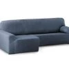 Eysa Housses De Canapé Housse De Canapé En L Gauche Extensible Bleu 250 - 360 Cm -Plaids Soldes housse de canape en l gauche extensible bleu 250 360 cm