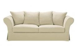 Maisons Du Monde Housses De Canapé Housse De Canapé Fixe Et Convertible 3/4 Places (6 Cm) En Lin Froissé Bleu Céladon