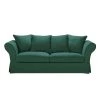 Maisons Du Monde Housses De Canapé Housse De Canapé Fixe Et Convertible 3/4 Places (matelas 6 Cm) En Lin Froissé Vert -Plaids Soldes housse de canape fixe et convertible 3 4 places matelas 6 cm en lin froisse vert 1000 8 22 221586 1