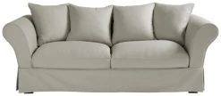 Maisons Du Monde Housses De Canapé Housse De Canapé Fixe Et Convertible 3/4 Places (matelas 6 Cm) Gris Clair