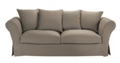 Maisons Du Monde Housses De Canapé Housse De Canapé Fixe Et Convertible 3/4 Places (matelas 6 Cm) Taupe