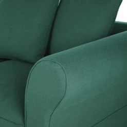 Maisons Du Monde Housses De Canapé Housse De Canapé-lit 3/4 Places (matelas 12 Cm) En Lin Froissé Vert -Plaids Soldes housse de canape lit 3 4 places matelas 12 cm en lin froisse vert 1000 13 27 221591 4