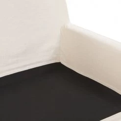 Beliani Housses De Canapé Housse Pour Canapé 3 Places Beige -Plaids Soldes housse pour canape 3 places beige 5