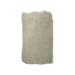 Plaids Soldes -Plaids Soldes jete de lin pur lave begur naturel bleu nuit 140x200 3