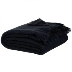 Maisons Du Monde Plaids Jeté Doux Effet Laine Gratté Gris Anthracite 130x170 -Plaids Soldes jete doux effet laine gratte gris anthracite 130x170 1000 0 3 228701 2