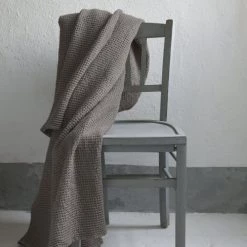 Vivaraise Plaids MAIA - Dessus De Lit En Tissu Beige 140x200 -Plaids Soldes maia dessus de lit en tissu beige 140x200 2